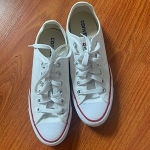 White low top converse